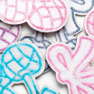 Factory Sale Kawaii Colorful Sequin Embroidery Iron on Cherry <b>Bow</b> Patch for Tshirt Bag Hat Decoration - Product Image 3