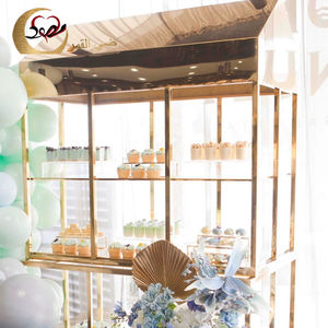 รถเข็นขนมงานเลี้ยงฉลองทารกและงานแต่งงาน โครงสแตนเลส ผลิตในกวางตุ้ง ประเทศจีน รุ่นเฟยเต้า โมเดล TD071 - Product Image 3