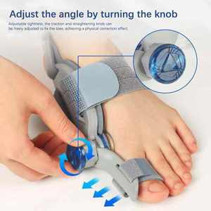 Verstelbare bunioncorrector, grote teen rechtzetter, hallux valgus splint, orthopedische teenspreider, brace voor verlichting - Product Image 2
