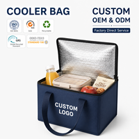 Sac isotherme personnalisé en PP non tissé pour le stockage alimentaire, idéal pour pique-nique et camping (vente en gros)