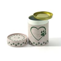 Tube d'emballage en papier kraft de qualité alimentaire recyclable pour pizza, gâteaux, aliments pour animaux – Taille personnalisable, adapté aux aliments lyophilisés pour chats