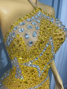 Novance Y5306 Abito <span class=keywords><strong>da</strong></span> Sera Elegante e Modesto con Design a <span class=keywords><strong>Farfalla</strong></span> in Cristallo per Ospiti di Matrimonio - Product Image 4