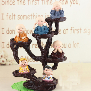 Statuetta decorativa divertente in resina personalizzata statue di buddha con stampo per bambini carino - Product Image 1