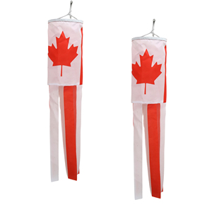 Custom Polyester Canada <b>Flag</b> WindSock Digital Printed Flying Wind Socks for Yard <b>Garden</b> Porch - Product Image 1