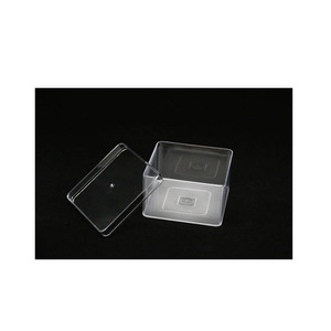 Custom Luxury PS Transparent Cake Box Packing Clear Plastic Cake Gift Box