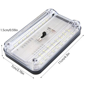 Luces <span class=keywords><strong>LED</strong></span> para Techo Interior de <span class=keywords><strong>Coche</strong></span>, 12V, 36 <span class=keywords><strong>Bombillas</strong></span> <span class=keywords><strong>LED</strong></span> Blancas, Lámpara de Iluminación <span class=keywords><strong>LED</strong></span> para Techo de Vehículo, Luz de Lectura para Cúpula de <span class=keywords><strong>Coche</strong></span> - Product Image 5