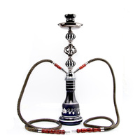 Shisha Hookah Portable Double tuyau, en acrylique, verre, modèle, vente en gros