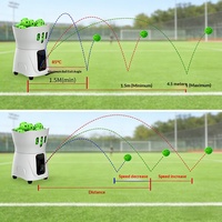 Lanzador Automático de Pelotas de Tenis/Pickleball, Dispositivo de Entrenamiento Inteligente, Herramienta de Práctica Portátil Multijugador, Modelo PP-MINI 4.9kg
