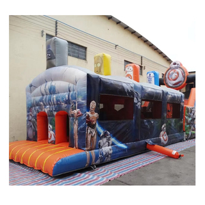 Vinilo divertido del castillo del campo de obstáculos inflable del tema de <span class=keywords><strong>Star</strong></span> Space War - Product Image 1