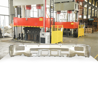Bumper Depan Chrome untuk Chevrolet Silverado 1500 14-15 dengan Lubang Sensor dan Lubang Lampu Kabut, Panel Bumper Pickup