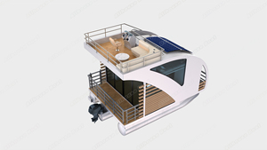 Nhôm Nhà thuyền với đèn dưới nước cho đêm bầu không khí tham quan Cruising Giao thông vận tải tuần tra sông câu cá thể thao - Product Image 5