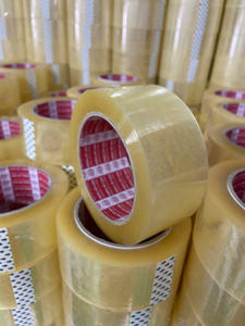 Vente en gros de ruban adhésif simple face BOPP transparent Carton robuste et papier de masquage OEM/ODM adhésif acrylique fabriqué au Vietnam - Product Image 5