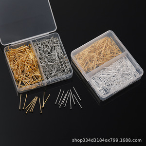 Diy Jewelry Accessories Kit Copper Iron Needle Flat Head <b>Ball</b> Head For <b>Bracelets</b> Necklaces Earrings Summer 2025 Yiwu Origin - Product Image 4