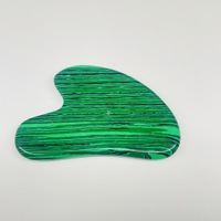 HZ Gua Sha en obsidienne noire en forme de cœur, outil de massage en pierre de jade pour le raclage Guasha