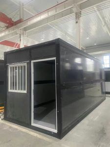 Caja de exportación móvil plegable de acero personalizada de fábrica, paquete plano rentable, oficina, Villa, apartamento, uso al aire libre - Product Image 6