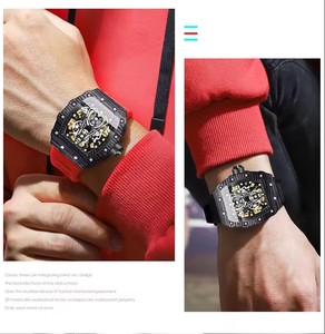 BINBOND J7751 Reloj mecánico hueco completamente automático <span class=keywords><strong>Miller</strong></span> <span class=keywords><strong>Relojes</strong></span> automáticos impermeables deportivos de moda y de moda para hombres - Product Image 5