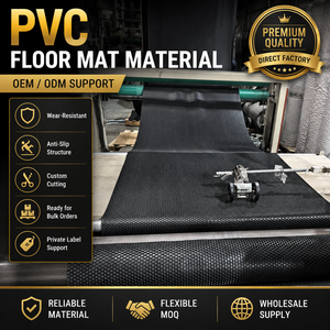Material de PVC en Rollo AT5029 al por Mayor, Personalizado, Impermeable, Antideslizante y Resistente para Tapetes de Auto - Product Image 1