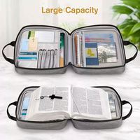 Sac fourre-tout imperméable pour église certifié BSCI, grande housse de transport pour Bible, étui portable pour livres, sacs de transport pour Bible pour femmes