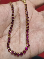 Bracelets en or avec pierres précieuses naturelles Mogok certifiées, rubis à spectre chromé, énormes pierres lumineuses, 4,58 carats, dichroïsme, vente en gros