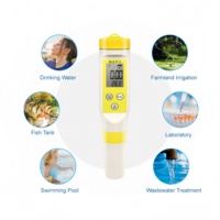Phmetro Stylo Testeur Numérique Portable de pH et TDS pour Sol, Aliments, Lait et Eau, avec Sonde en Plastique Hannae et Contrôleur de Température