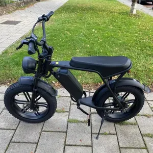 20 Inches Folding Bikes Available In EU USA 15ah Ouxi V8 Fat E-bikes For Adults 70km Range Electric Fatbikes