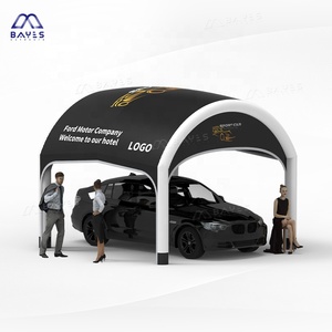 Promotionspot Bền PVC <span class=keywords><strong>Inflatable</strong></span> Tán lều quảng cáo ngoài trời 8M sự kiện thương mại Lều máy thổi khí Oxford Nylon tùy chỉnh - Product Image 3