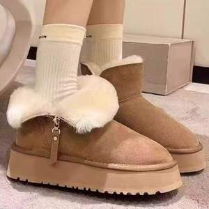 Botas de Nieve para Mujer, de Alta Calidad, Cálidas, Antideslizantes, de Piel Sintética, para Invierno - Product Image 1