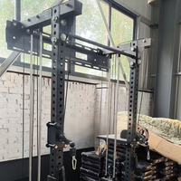 Système de poulies réglable multifonctionnel mural en acier de haute qualité pour entraînement complet du corps à domicile, machine à câbles peu encombrante
