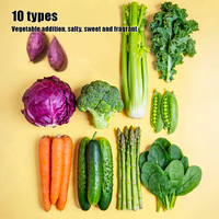 Snacks de Granos con 10 Vegetales, Galleta de Arroz Sabor Pepino Fresco, Bolsa de 108g, Snack Horneado a Baja Temperatura No Frito, Venta al por Mayor