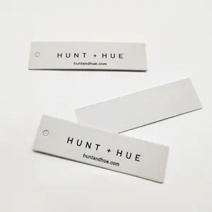 Vendita calda tag di carta per abbigliamento personalizzato tag