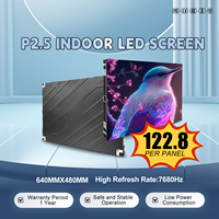 Écran LED fixe intérieur P1.25 P1.53 P1.86 en aluminium moulé sous pression avec maintenance frontale pour salle de contrôle