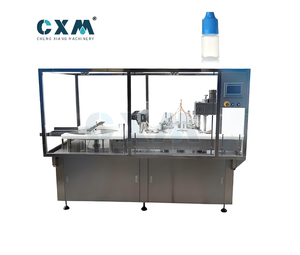 Máquina Llenadora de Botellas Cuadradas para Gotas Oftálmicas Totalmente Automática con Sistema PLC para un Llenado y Sellado Preciso de Líquidos - Product Image 1