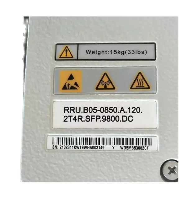 In Stock RRU3662 850MHZ 02311KWT WD5MB53662CT RRU3662 for HUAWEI CDMA Base Station