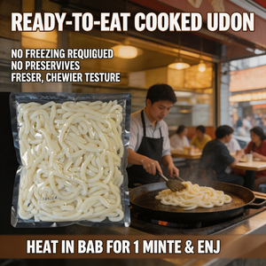 <span class=keywords><strong>Nouilles</strong></span> <span class=keywords><strong>Udon</strong></span> Cuisinées Prêtes à Consommer, Faible Teneur en <span class=keywords><strong>Calories</strong></span>, Zéro Matière Grasse, Sans Conservateurs, Boîte en Gros, Faible Teneur en Sel, Sans Sucre - Product Image 1
