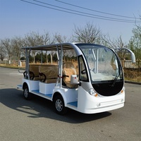 Voiture de navette touristique 11 places Luhuan Offre Spéciale cabriolet électrique à quatre roues