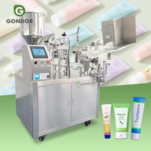 Máquina Semiautomática Rotativa para Llenado de Tubos de Plástico para Pasta de Dientes, con Embalaje de Aluminio para Cosméticos y Pegamento AB - Product Image 1