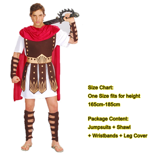 Precio de fábrica Spartans COS Family Roman <span class=keywords><strong>Centurion</strong></span> Gladiator Warrior Soldier Carnival Purim Halloween Cosplay Masquerade Disfraces - Product Image 3