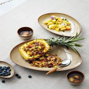 <b>Ceramic</b> Dinner Set Platter Custom Logo Restaurant <b>Ceramic</b> <b>Plates</b> Dish - Product Image 2