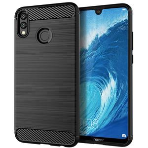 Fiber De carbone <span class=keywords><strong>Antichoc</strong></span> Housse de PROTECTION Arrière en TPU Étui Pour Téléphone portable Pour Huawei honour <span class=keywords><strong>8x</strong></span> max - Product Image 3