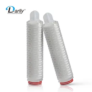 Darlly Absolute 10 인치 PTFE 멤브레인 필터 카트리지 미세 화학 액체 여과를 위한 에어 필터 교체