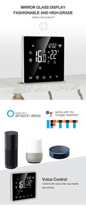 <span class=keywords><strong>Tuya</strong></span> เครื่องควบคุมความร้อนระบบ WiFi อัจฉริยะใหม่สำหรับมืออาชีพ ME81 - Product Image 6