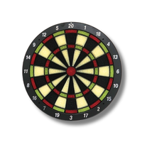 Jeu de fléchettes avec pointes de sécurité en caoutchouc de 18 pouces, jeu de fléchettes pour le sport éducatif en intérieur et les loisirs en famille
