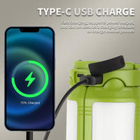 Lampes de camping Shingel, ampoule rechargeable par USB, pliable, pour le camping, la randonnée, les situations d'urgence, les voyages, lampe de camping