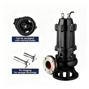 Bomba Sumergible para Aguas Residuales con Agitador, Personalizable, de Hierro, de Alta Presión, para Manejo <span class=keywords><strong>y</strong></span> Transferencia de Lodos - Product Image 3