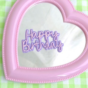 ของตกแต่งเค้กอะคริลิค รูปคัพ<span class=keywords><strong>เค้ก</strong></span>สีสันสดใส สำหรับวันเกิดคู่ - Product Image 5