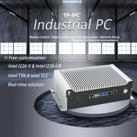 2025 13ème PC intégré industriel sans ventilateur avec des graphiques Intel Iris Xe, 1 ports RJ50 RS232 et 4 Gigabit LAN pour les applications AI