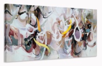 Peinture murale Paysage Arbre Style Moderne Décoration Maison Populaire Écologique Faite à la Main en Acrylique sur Toile Imperméable