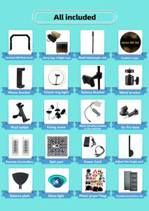 Cabina de Fotos con Cámara de Video METO, Plataforma Giratoria de 360 Grados, Cabina de Fotos con Fondo de 360 Grados - Product Image 3