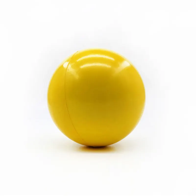 अनुकूलित 63MM आकार त्वचा लेपित Antistress प्रचार बॉल पु फोम शेख़ी गेंद