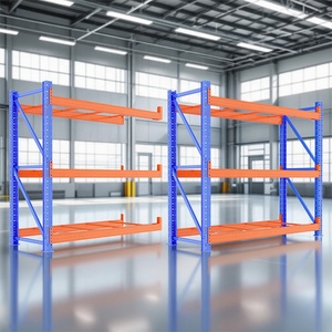 3 couches 800kg Entrepôt à usage moyen industriel Unités de stockage en rack Entrepôt en métal Équipement de stockage - Product Image 4